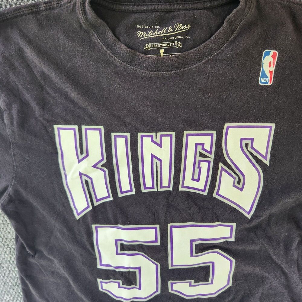 Sacramento Kings Williams 55 Shirt Large Mitchell & Ness Hardwood Classics HWC